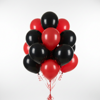 Black & Red Balloon Set