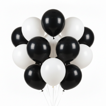 Black & White Balloon Set