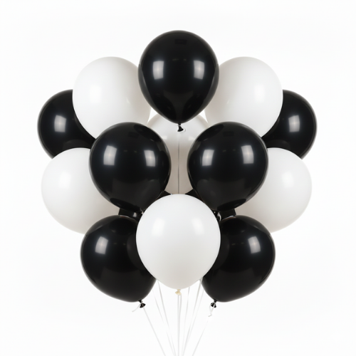 Black & White Balloon Set