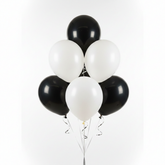 Black & White Balloon Set