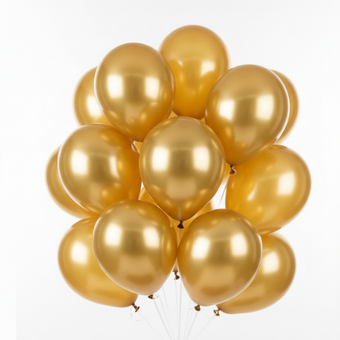 Metallic Gold Balloon Set