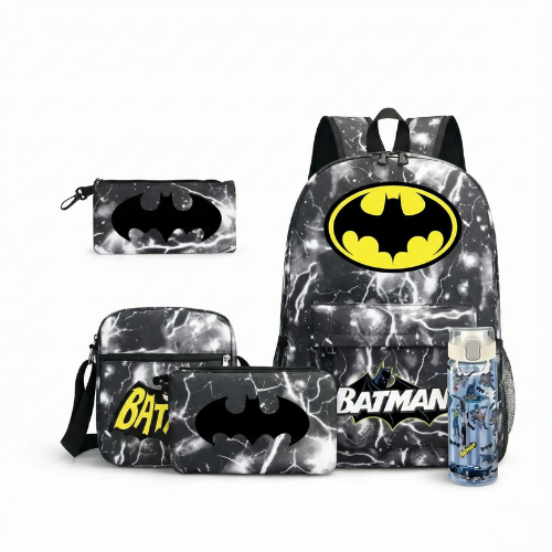 Batman 5-Piece School Backpack Set