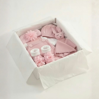 Handmade Blossom Bunny Set – 5 pcs