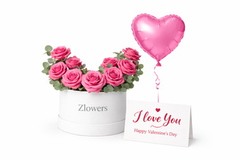 Pink Blossom - Perfect Love 15 Pink Roses