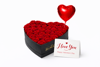 Forever Yours – 51 Red Roses Heart Shape ❤️