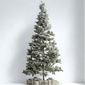 Snow Flakes Dream: Plain White Christmas Trees