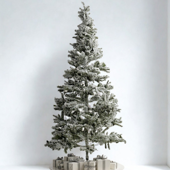 Snow Flakes Dream: Plain White Christmas Trees