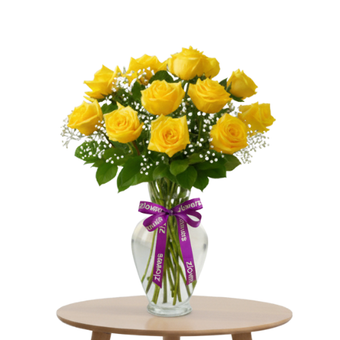 The Yellow Radiance Vase